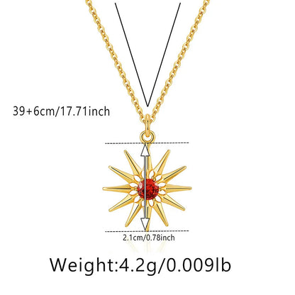 Elegant Heart Shape Copper Plating Inlay Zircon Pendant Necklace