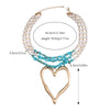 Elegant Heart Shape Imitation Pearl Beaded Gold Plated Silver Plated Women's Pendant Necklace