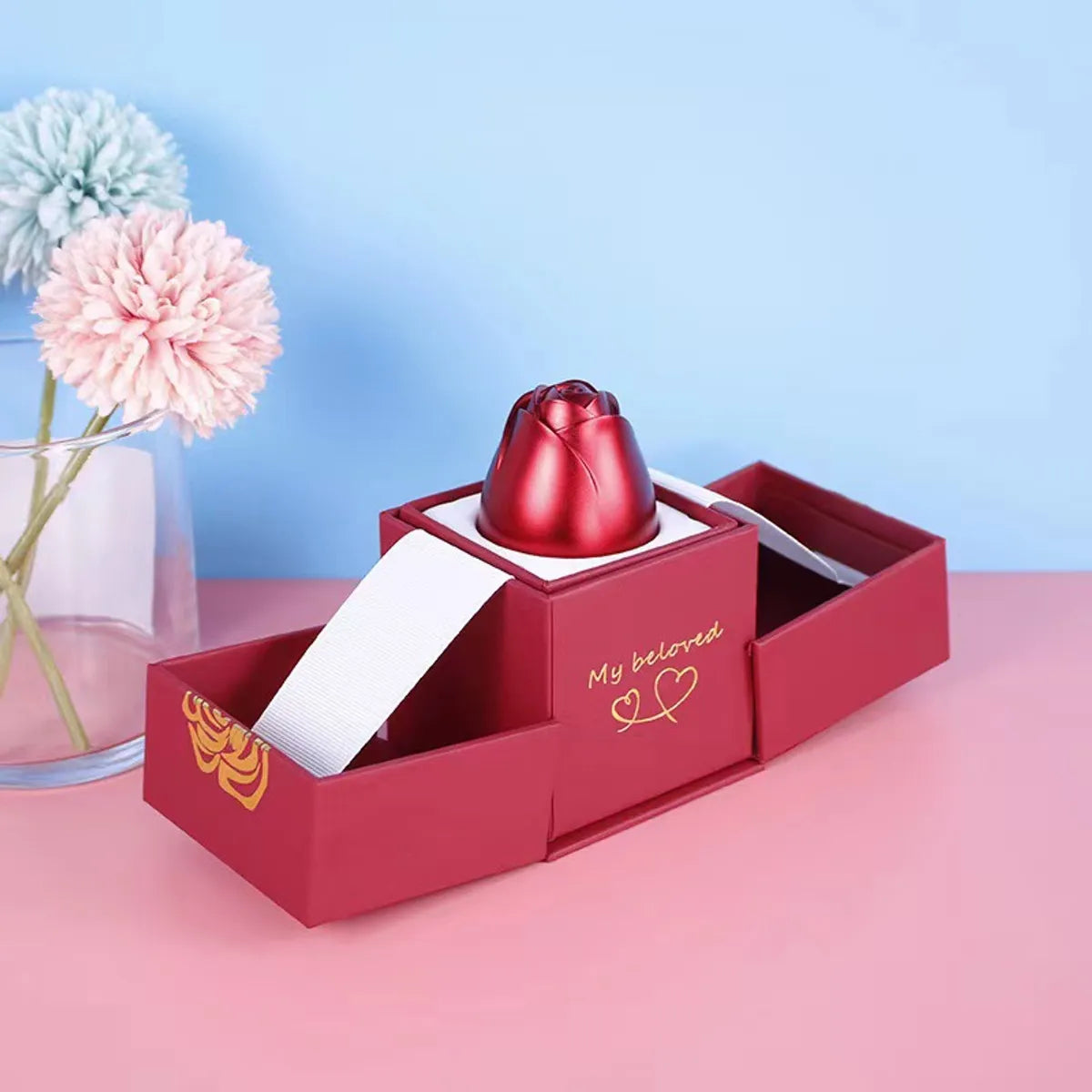 Elegant Heart Shape Metal Jewelry Boxes