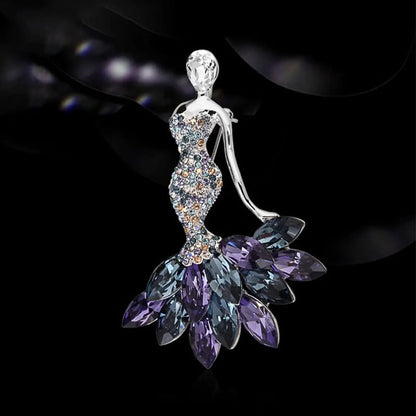 Elegant Human Alloy Women'S Brooches