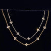 Elegant Korean Style Flower Sterling Silver Inlay Zircon Bracelets