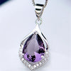 Wholesale Jewelry Elegant Lady Geometric Alloy Iron Rhinestones Plating Inlay Pendant Necklace