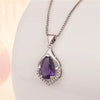 Wholesale Jewelry Elegant Lady Geometric Alloy Iron Rhinestones Plating Inlay Pendant Necklace