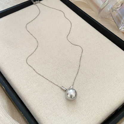 Elegant Lady Geometric Artificial Rhinestones Artificial Pearls Alloy Wholesale Pendant Necklace