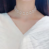 Elegant Lady Geometric Artificial Rhinestones Artificial Pearls Alloy Wholesale Pendant Necklace