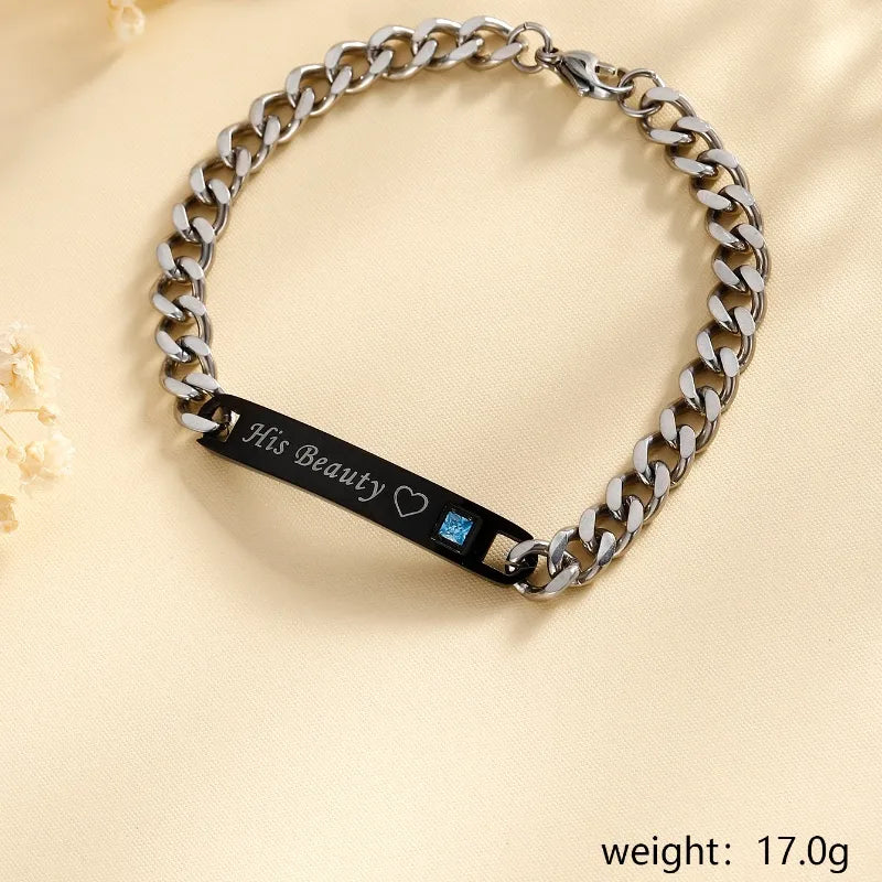 Elegant Lady Heart Shape Life Tree Eye 304 Stainless Steel Bracelets In Bulk