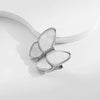 Elegant Lady Human Face Heart Shape Butterfly Alloy Women'S Brooches 1 Piece