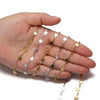 Elegant Lady Pentagram Stainless Steel Plating Chain Jewelry Accessories