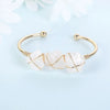 Elegant Lady Semicircle Artificial Crystal Women'S Bangle