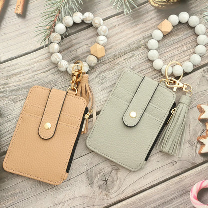 Elegant Lady Simple Style Solid Color Silica Gel Women'S Bag Pendant Keychain