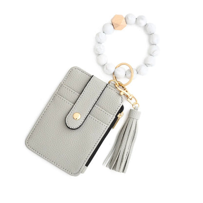 Elegant Lady Simple Style Solid Color Silica Gel Women'S Bag Pendant Keychain