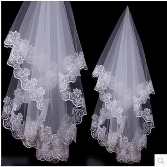 Elegant Lady Solid Color Gauze Lace Birdcage Veils