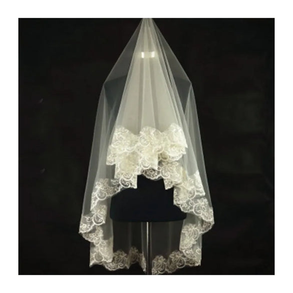 Elegant Lady Solid Color Gauze Lace Birdcage Veils