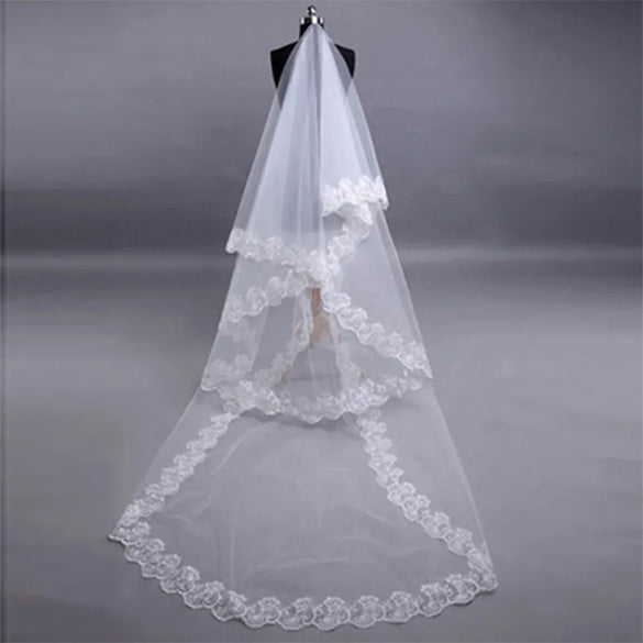 Elegant Lady Solid Color Gauze Lace Birdcage Veils