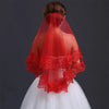 Elegant Lady Solid Color Gauze Lace Birdcage Veils