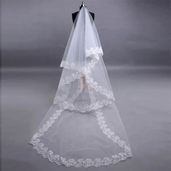 Elegant Lady Solid Color Gauze Lace Birdcage Veils