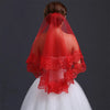 Elegant Lady Solid Color Gauze Lace Birdcage Veils