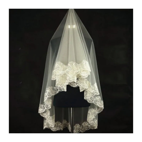 Elegant Lady Solid Color Gauze Lace Birdcage Veils