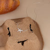 Elegant Lady Starfish Sterling Silver Plating Necklace