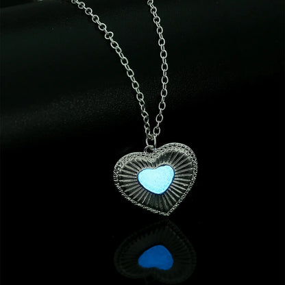 Elegant Lady Streetwear Heart Shape Zinc Alloy Wholesale Pendant Necklace