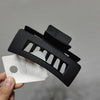 Elegant Large Square Hollow Shark Clip Hair Claw For Women Plastic Resin Geometric Ins Style Hair Accessory