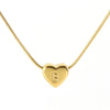 Elegant Letter Heart Shape Stainless Steel Titanium Steel Necklace