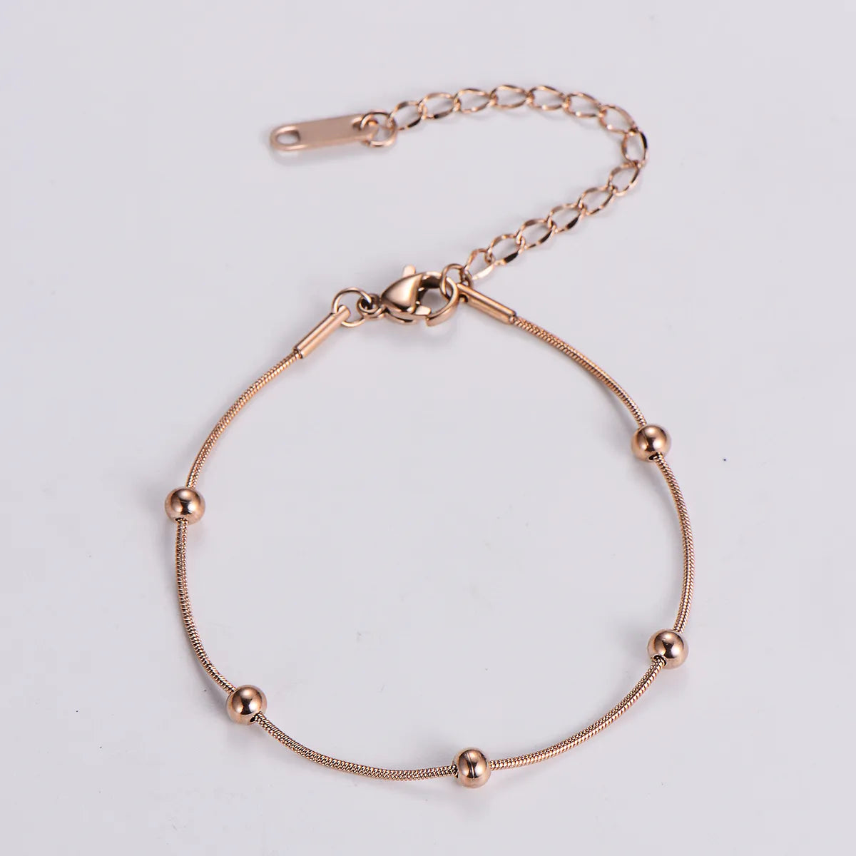 Elegant Luxurious Ball Stainless Steel Plating 18k Gold Plated Bracelets