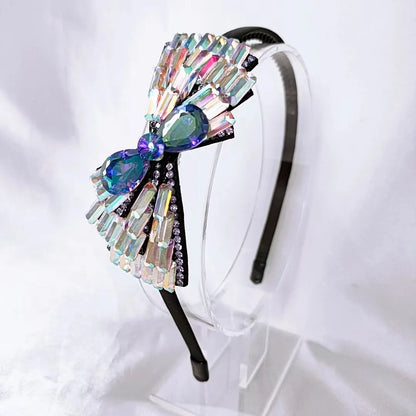 Elegant Luxurious Bow Knot Artificial Crystal Hair Band