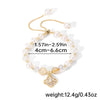 Elegant Luxurious Geometric Natural Stone Freshwater Pearl Copper Zircon Bracelets In Bulk