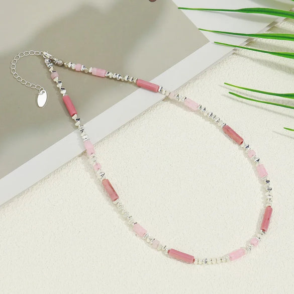 Elegant Luxurious Irregular Round Natural Stone Copper 18K Gold Plated Necklace In Bulk