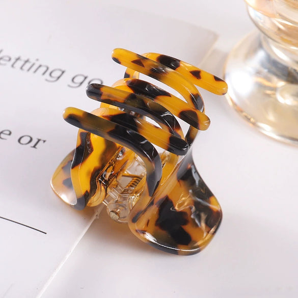 Elegant Minimalist Handmade Acrylic Acetate Ponytail Claw Clip Backofhead Hair Accessory For Women