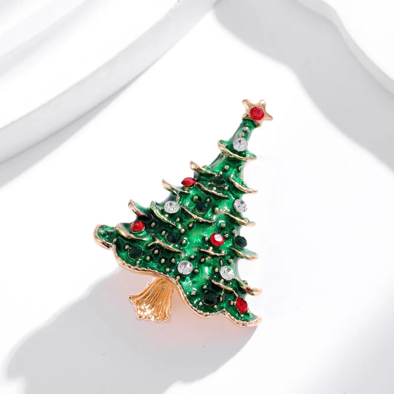 Elegant Modern Style Classic Style Christmas Hat Christmas Tree Elk Alloy Unisex Brooches