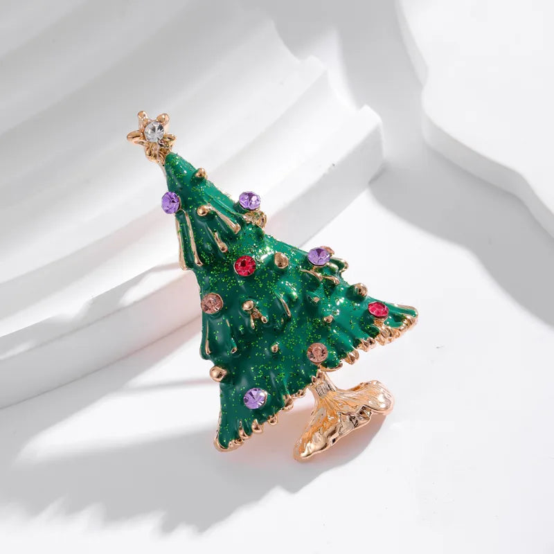 Elegant Modern Style Classic Style Christmas Hat Christmas Tree Elk Alloy Unisex Brooches