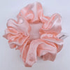 Elegant Mulberry Silk Hair Tie High Elasticity Lovely French Style Silk Hair Ring Gentle On Hair