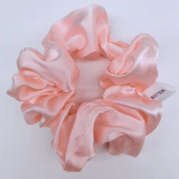 Elegant Mulberry Silk Hair Tie High Elasticity Lovely French Style Silk Hair Ring Gentle On Hair