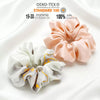 Elegant Mulberry Silk Hair Tie High Elasticity Lovely French Style Silk Hair Ring Gentle On Hair