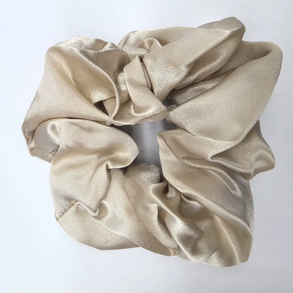 Elegant Mulberry Silk Hair Tie High Elasticity Lovely French Style Silk Hair Ring Gentle On Hair