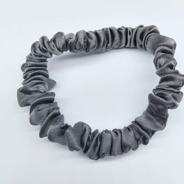 Elegant Mulberry Silk Hair Tie High Elasticity Lovely French Style Silk Hair Ring Gentle On Hair