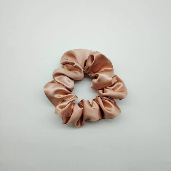 Elegant Mulberry Silk Hair Tie High Elasticity Lovely French Style Silk Hair Ring Gentle On Hair