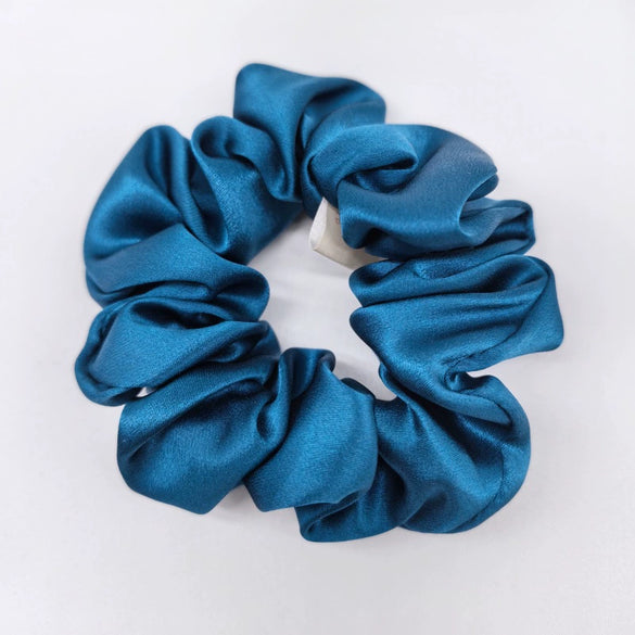 Elegant Mulberry Silk Hair Tie High Elasticity Lovely French Style Silk Hair Ring Gentle On Hair
