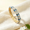 Elegant Multicolor Butterfly Pearl Cloisonné Bracelet With Plated Finish Light Luxury Fashion Accessory And Gift