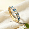Elegant Multicolor Butterfly Pearl Cloisonné Bracelet With Plated Finish Light Luxury Fashion Accessory And Gift