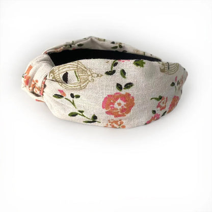 Elegant Retro Flower Cloth Hair Band