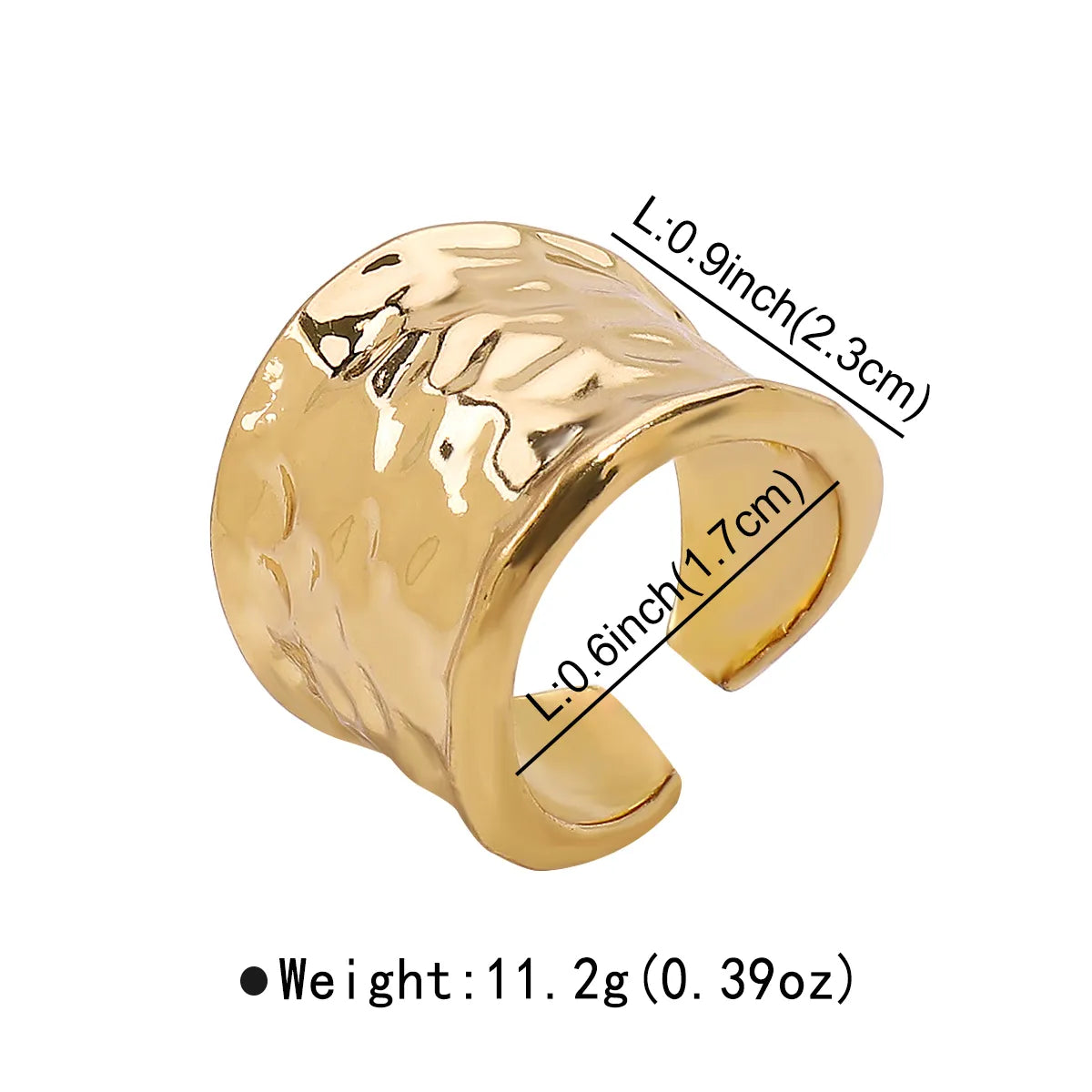 Elegant Retro Solid Color Alloy Women'S Rings