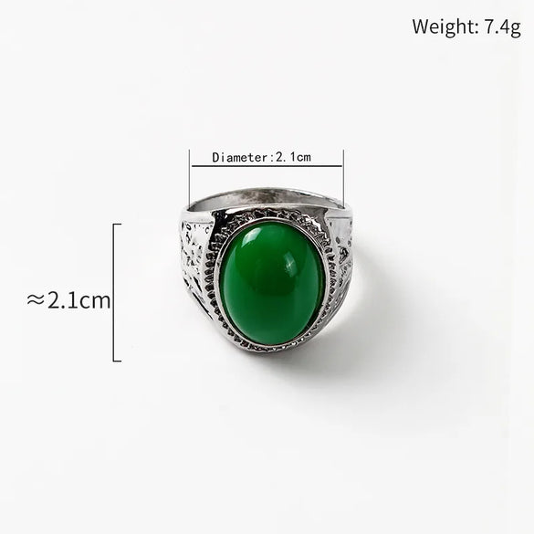 Elegant Retro Streetwear Geometric Alloy Carving Women'S Rings
