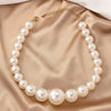 Elegant Round Imitation Pearl Beaded Women's Pendant Necklace