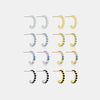 Elegant S925 Silver Electroplated Geometric Earrings For Women
