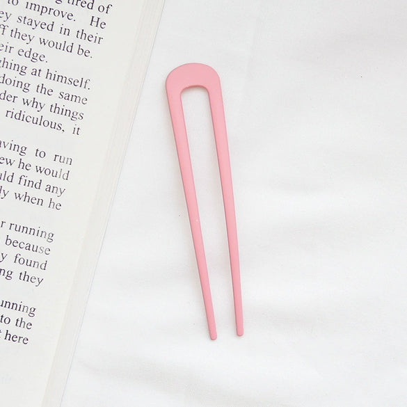 Elegant Simple Alloy U Shaped Hair Pin Antique Style Metal Hair Needle With Fine Craftsmanship