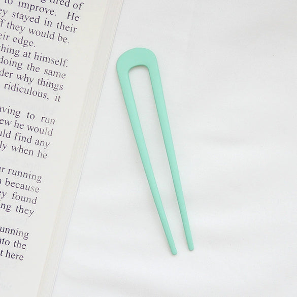 Elegant Simple Alloy U Shaped Hair Pin Antique Style Metal Hair Needle With Fine Craftsmanship