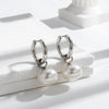 Elegant Simple Fashion Titanium Steel Geometric Light Luxury French Retro Earrings